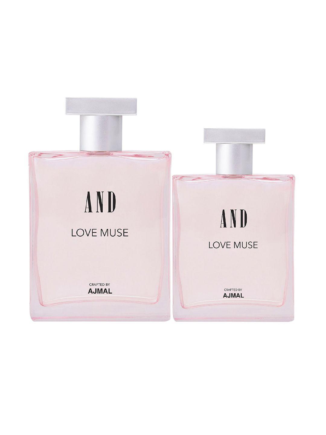 and women pack of 2 love muse eau de parfum crafted by ajmal