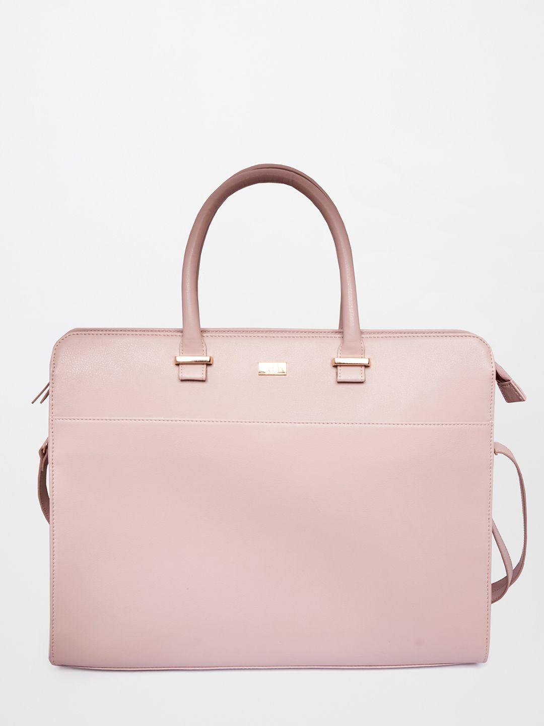 and women pink oversized structured sling bag