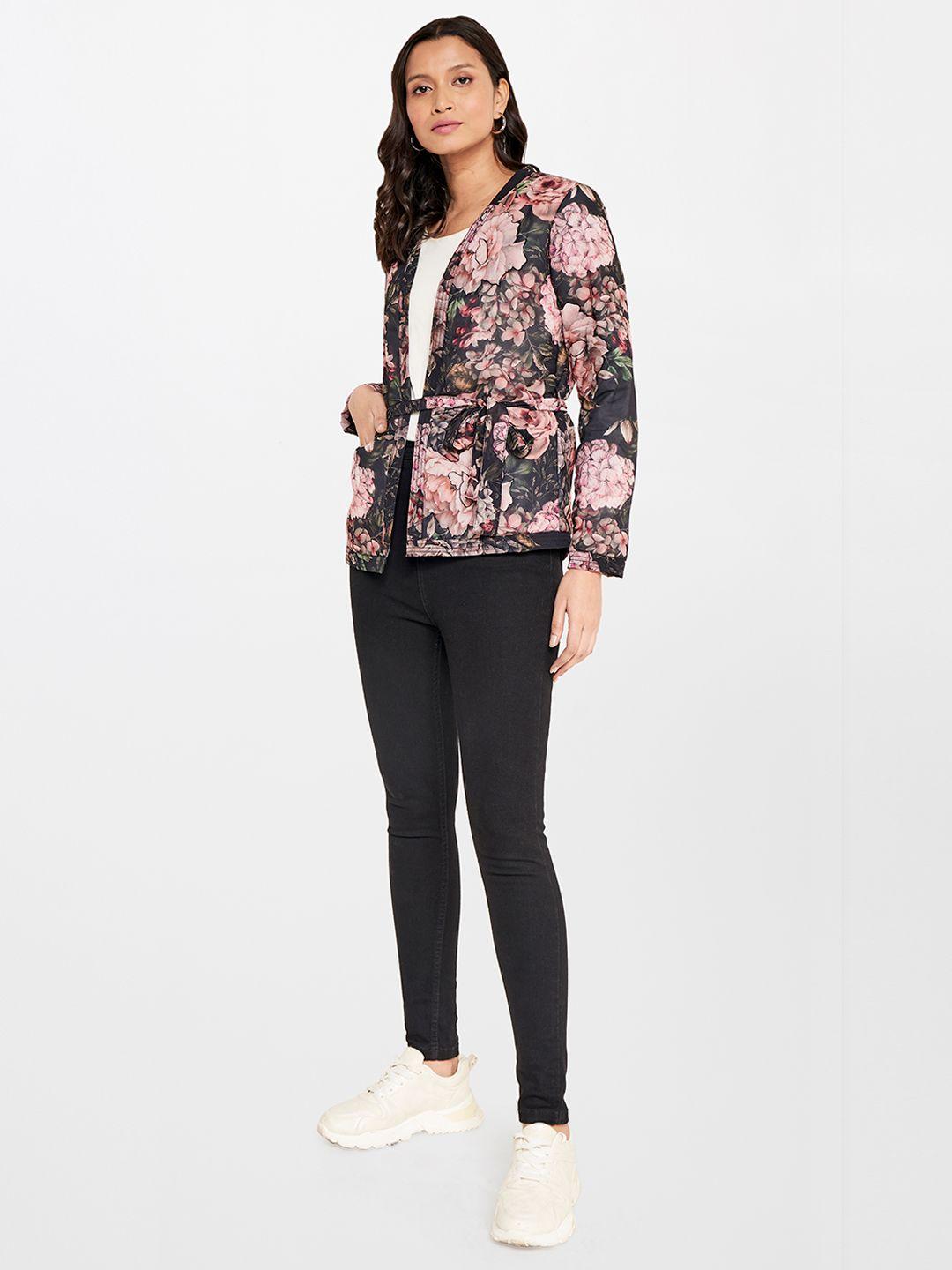 and floral sporty jacket