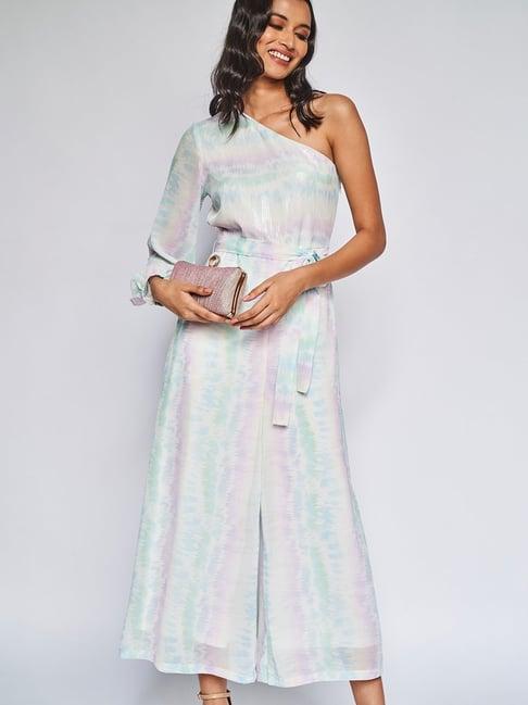 and multicolor printed jumpsuit