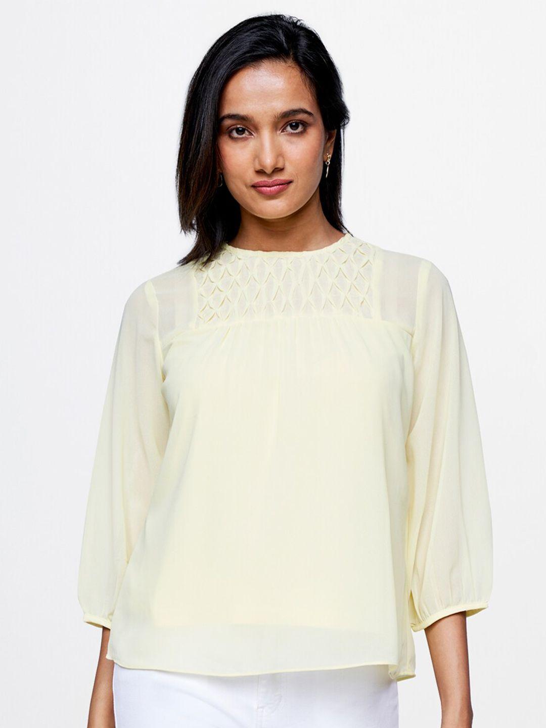 and puff sleeves regular top