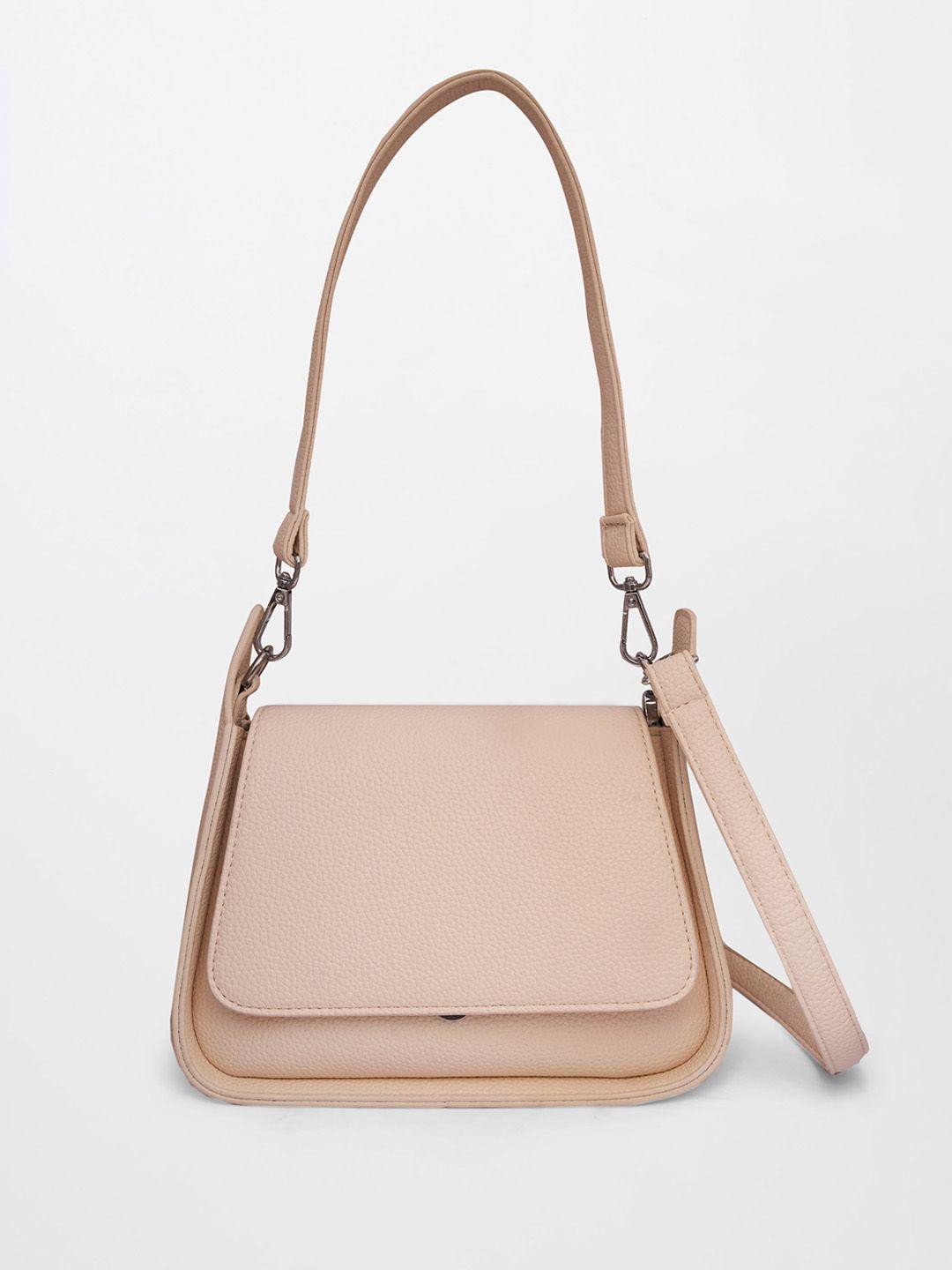 and structured shoulder bag