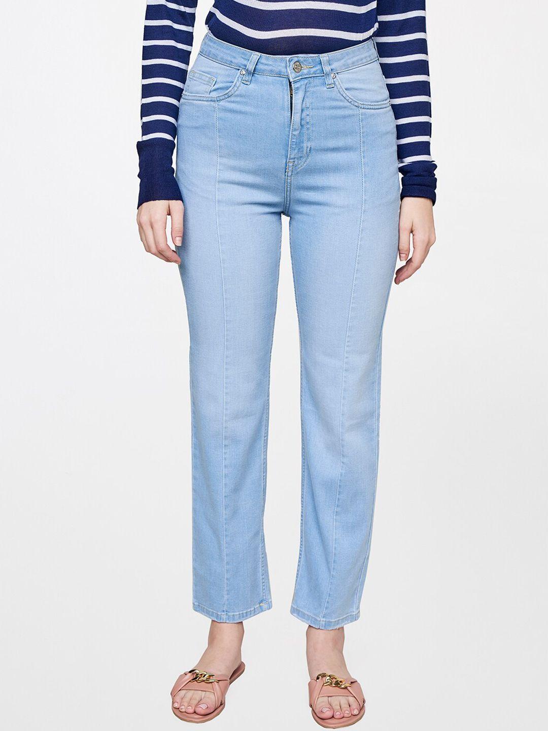 and women blue trousers