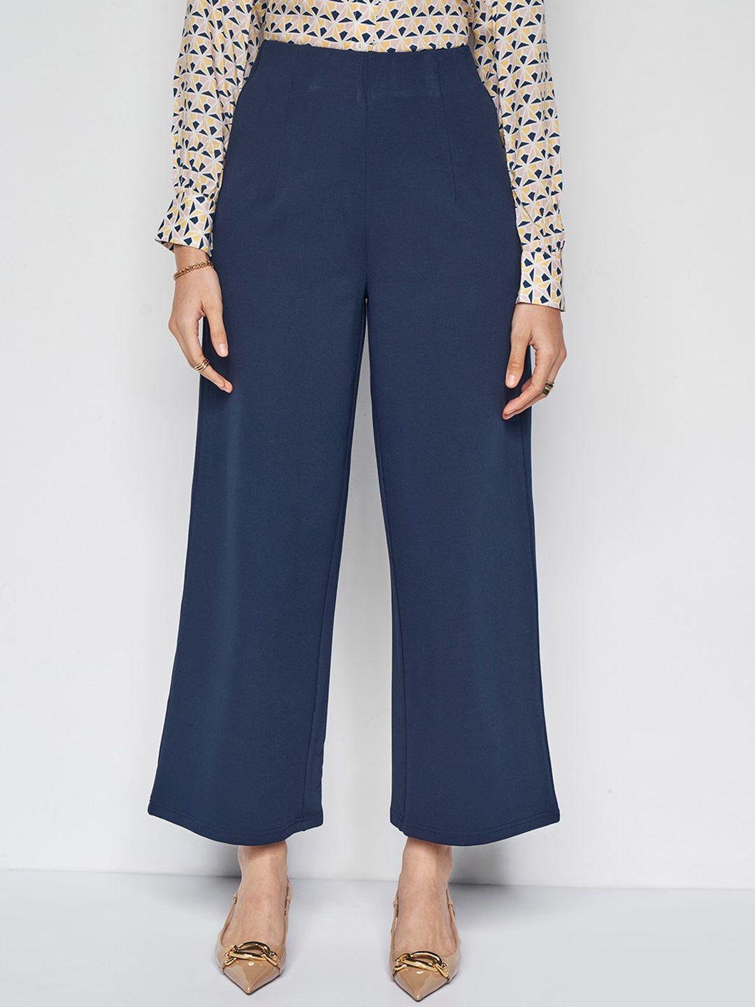and women mid-rise parallel trouser