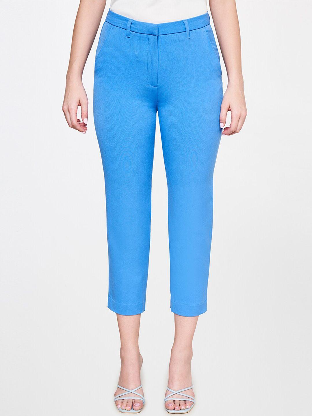 and women tapered fit cigarette trousers