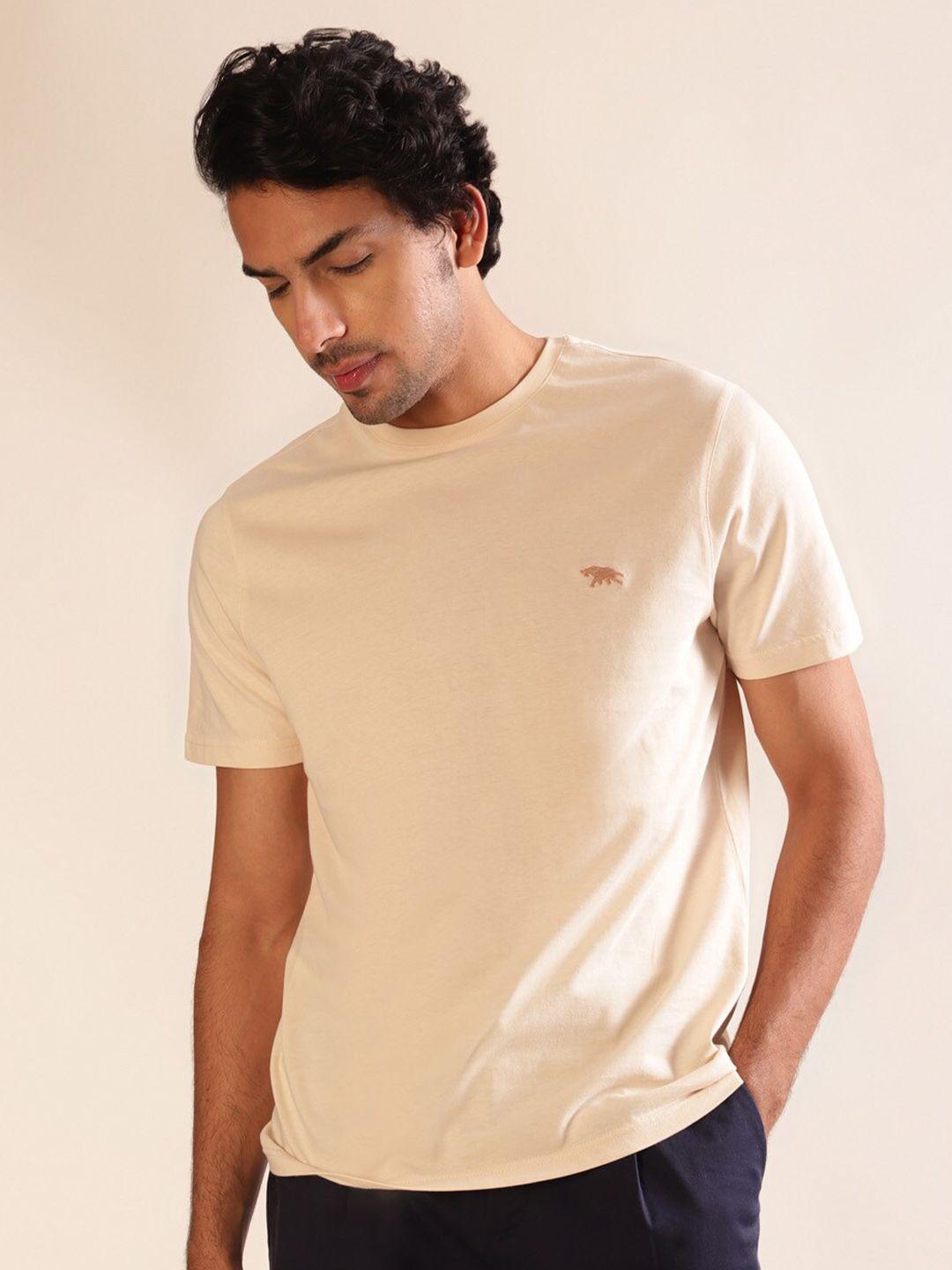 andamen round neck short sleeves cotton regular t-shirt