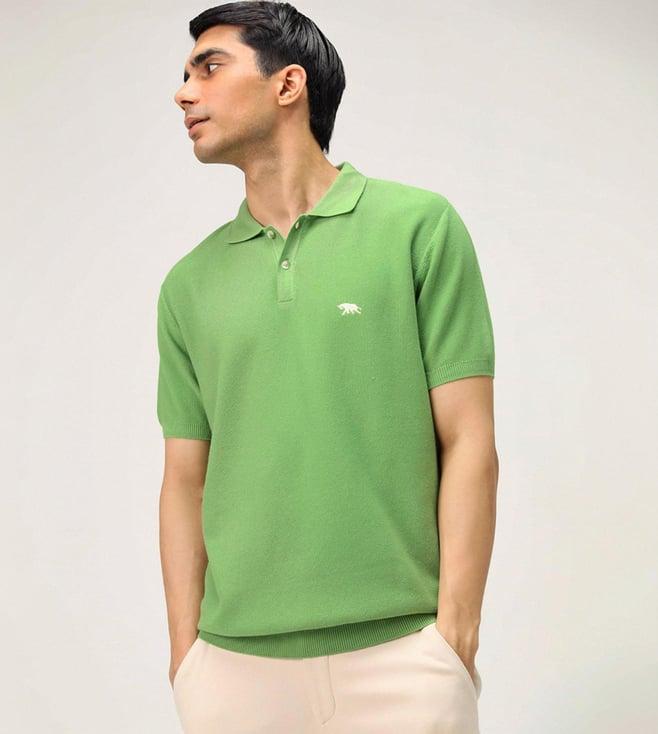 andamen art of leisure casual men's green polo t-shirts