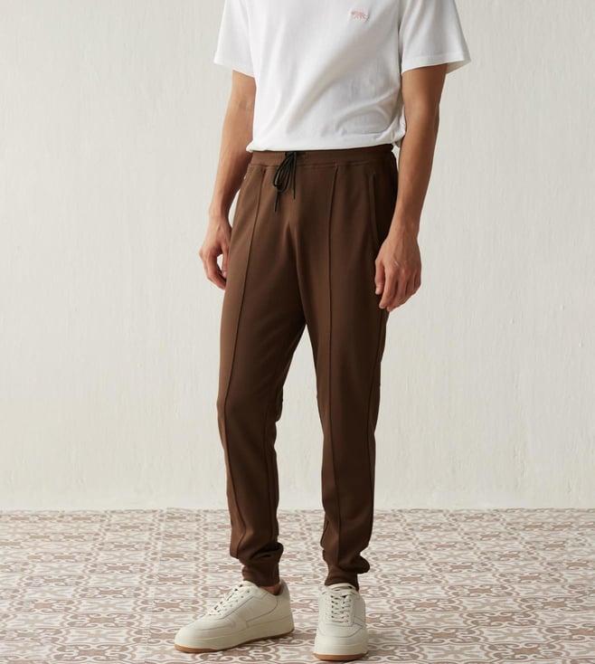 andamen cocoa brown jogger - regular fit