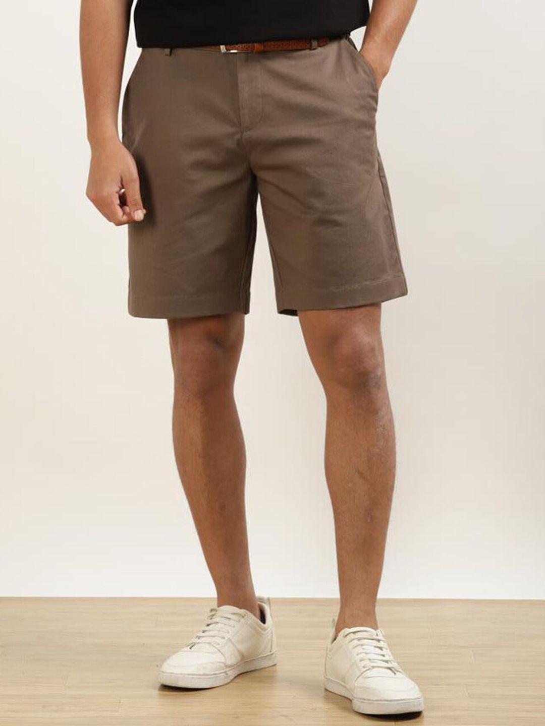andamen men mid-rise cotton chino shorts