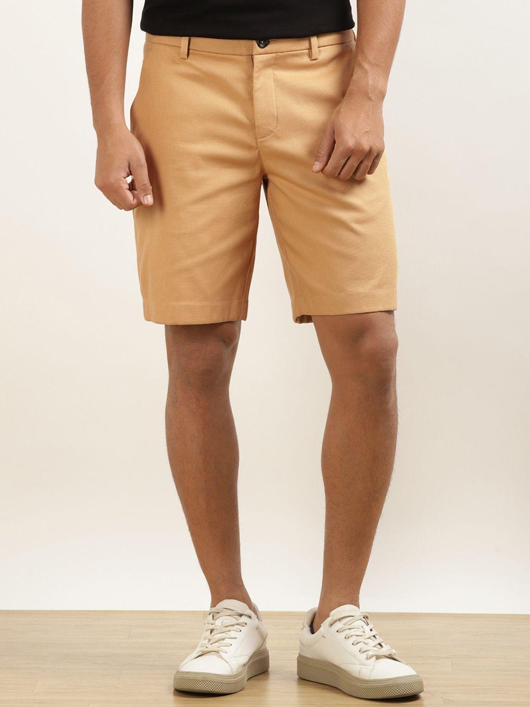 andamen men mid-rise cotton chino shorts