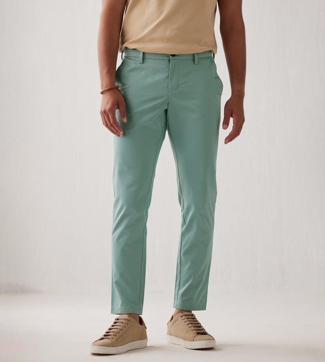 andamen mystic green chinos - regular fit