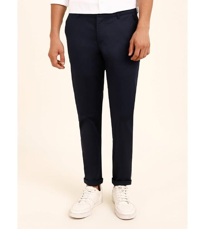 andamen navy regular fit chino