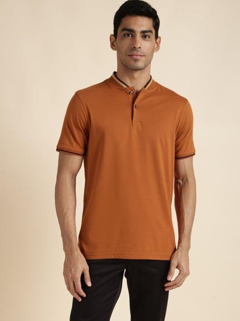 andamen orange regular fit t-shirt