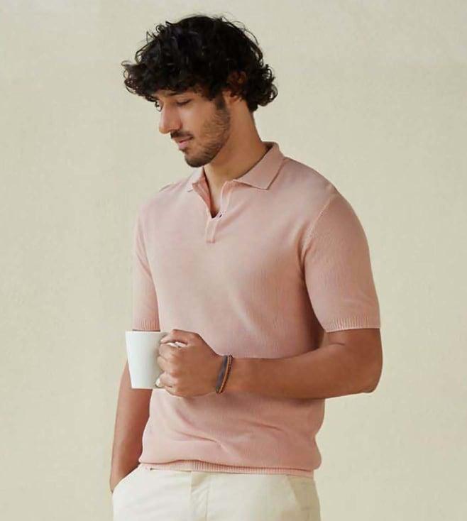 andamen rosedust polo - slim fit