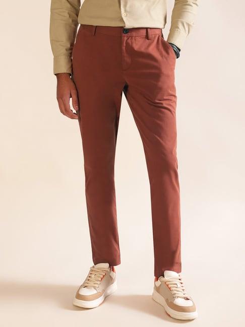 andamen rust regular fit chinos