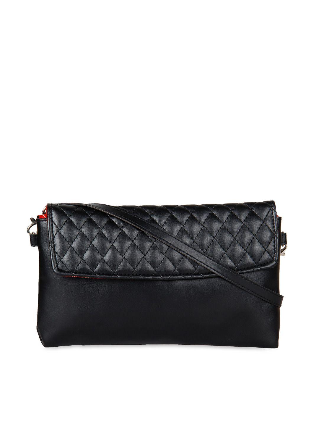 anekaant black quilted sling bag