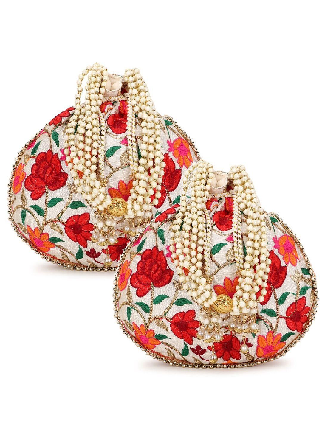 anekaant embroidered potli clutch