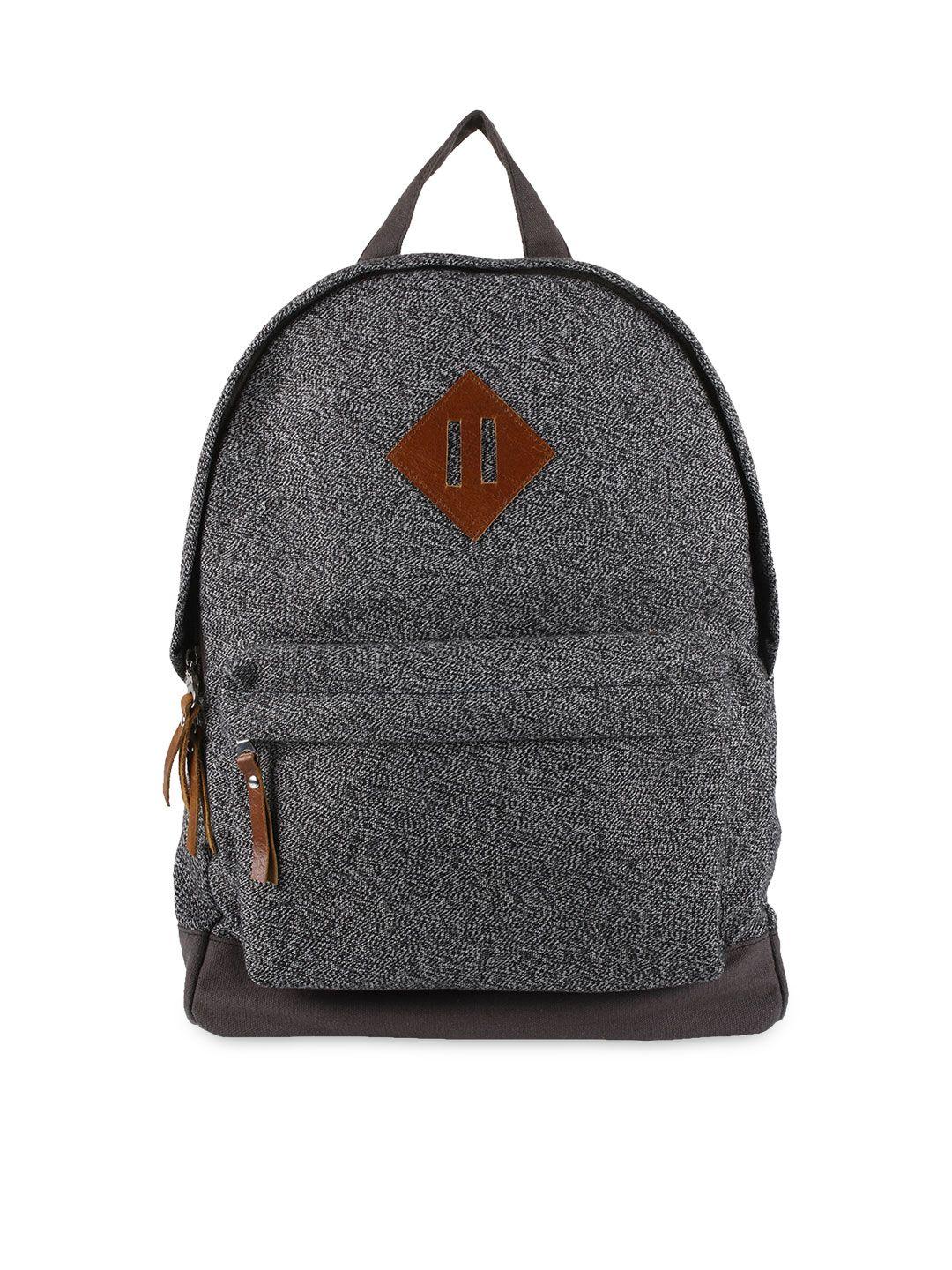 anekaant unisex grey melange basic backpack