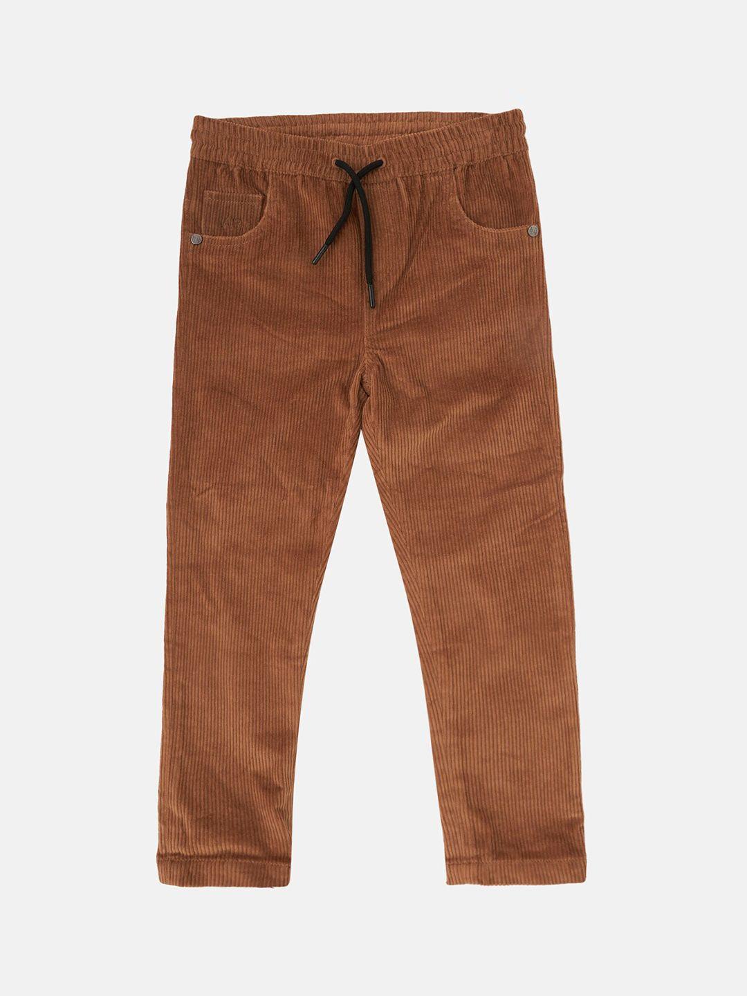 angel & rocket boys brown smart trousers