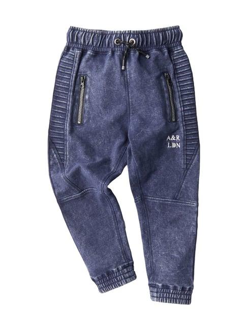 angel & rocket kids rudi navy washed joggers