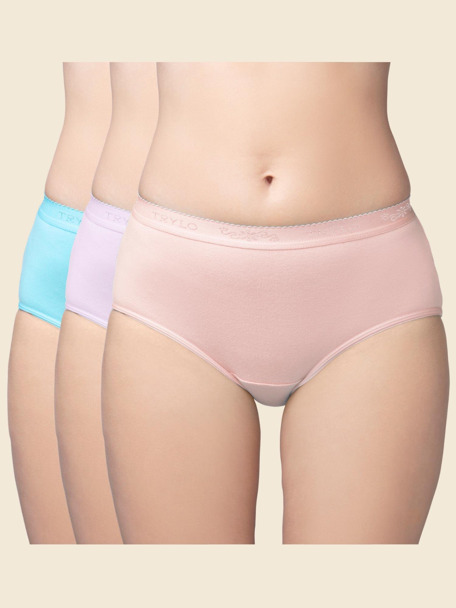 angel light multi-color mid waist hipster briefs (pack of 3)