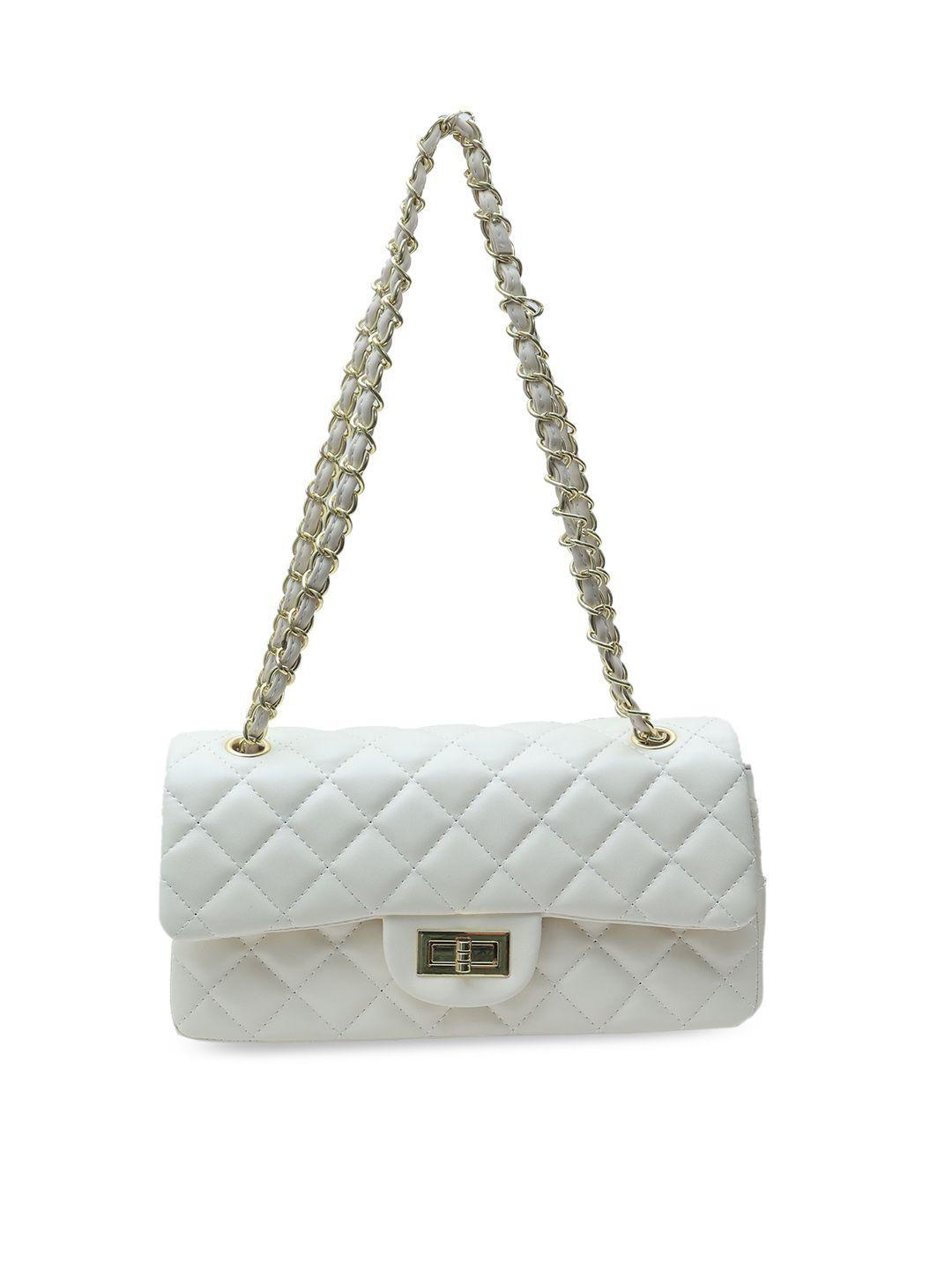 angeline textured structured quilted shoulder bag