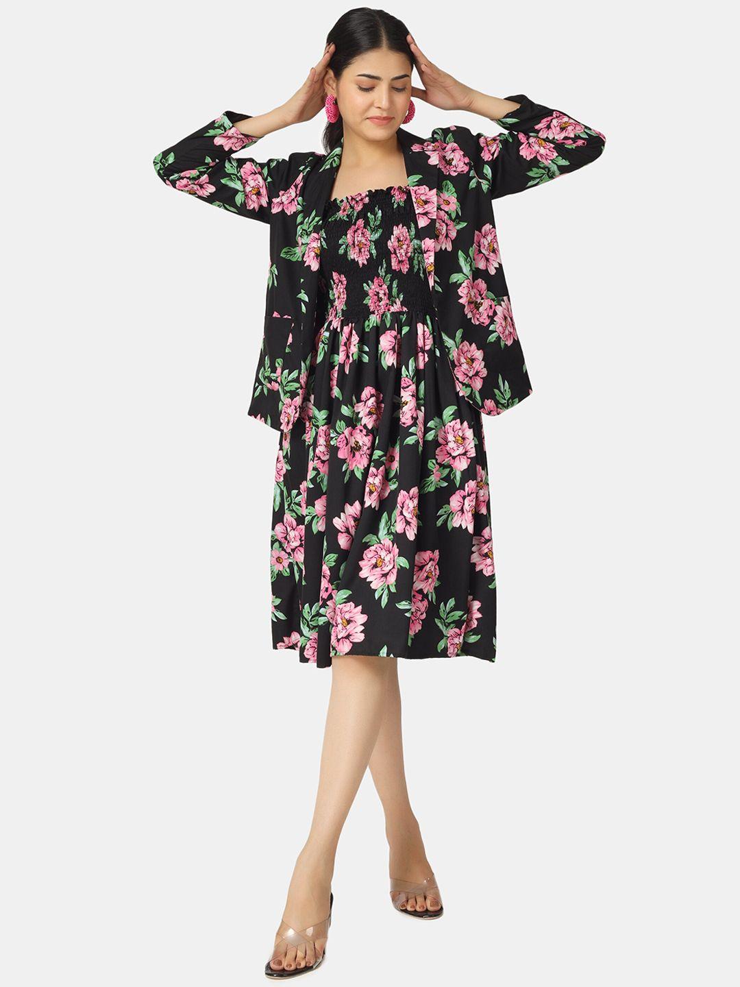 angloindu women floral printed co-ords