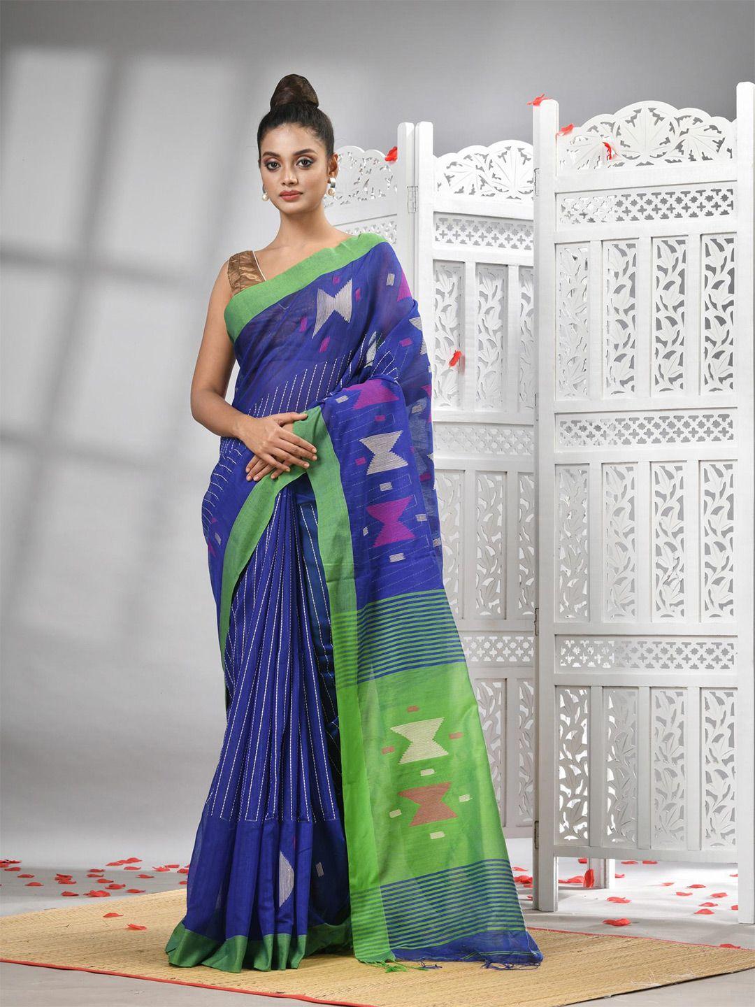 angoshobha abstract woven design saree