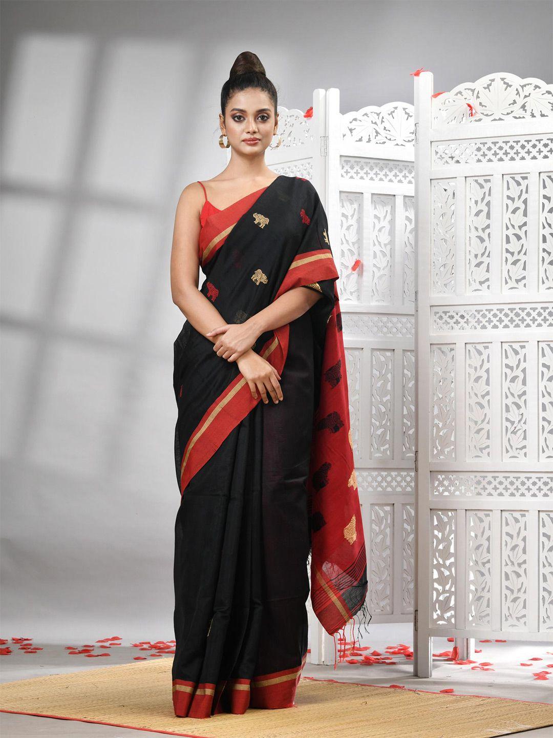 angoshobha abstract woven design saree