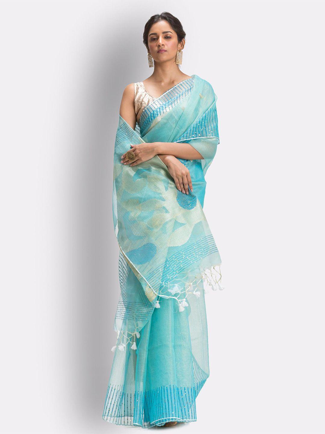 angoshobha art silk jamdani saree