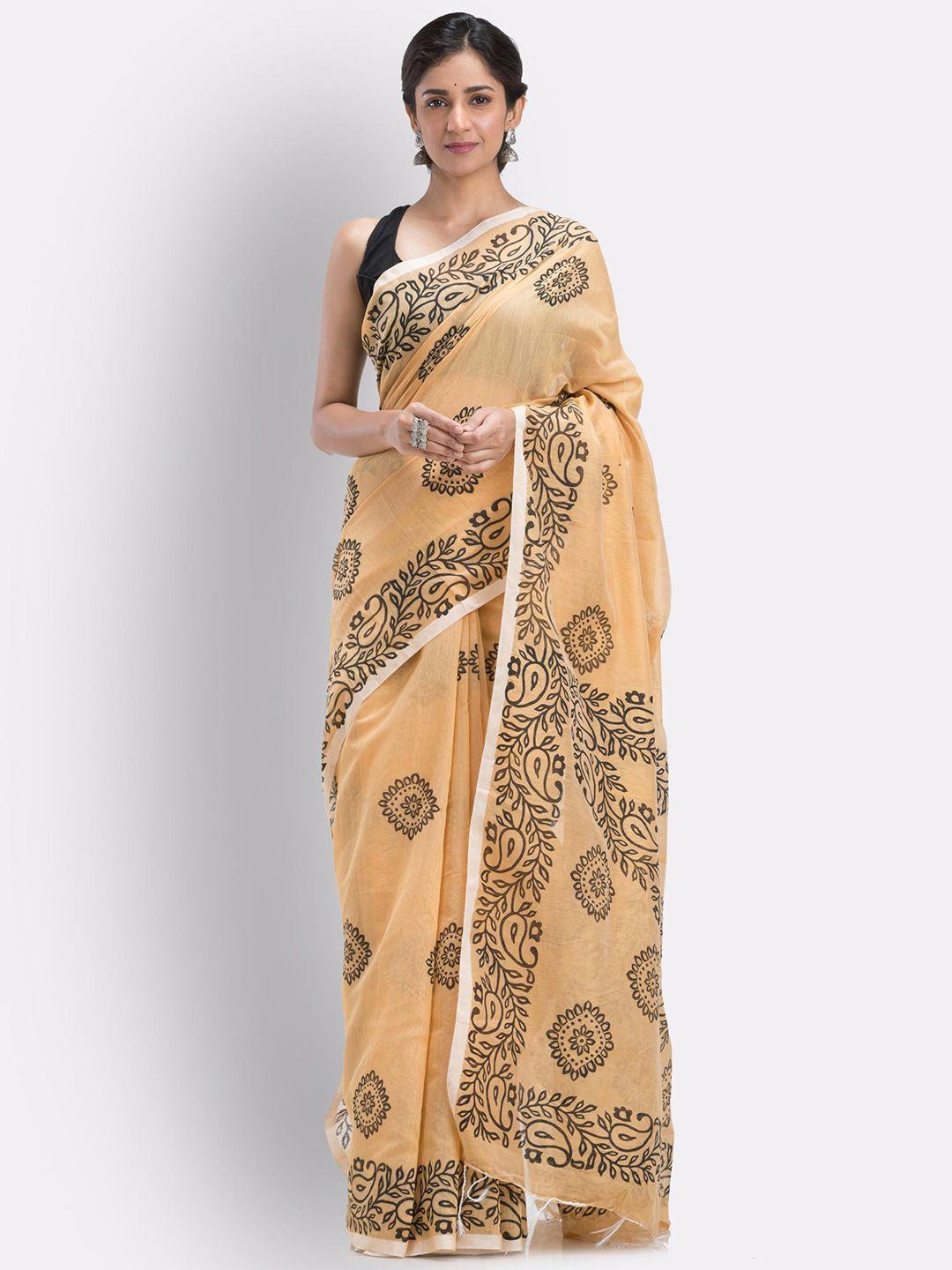 angoshobha ethnic motifs printed saree