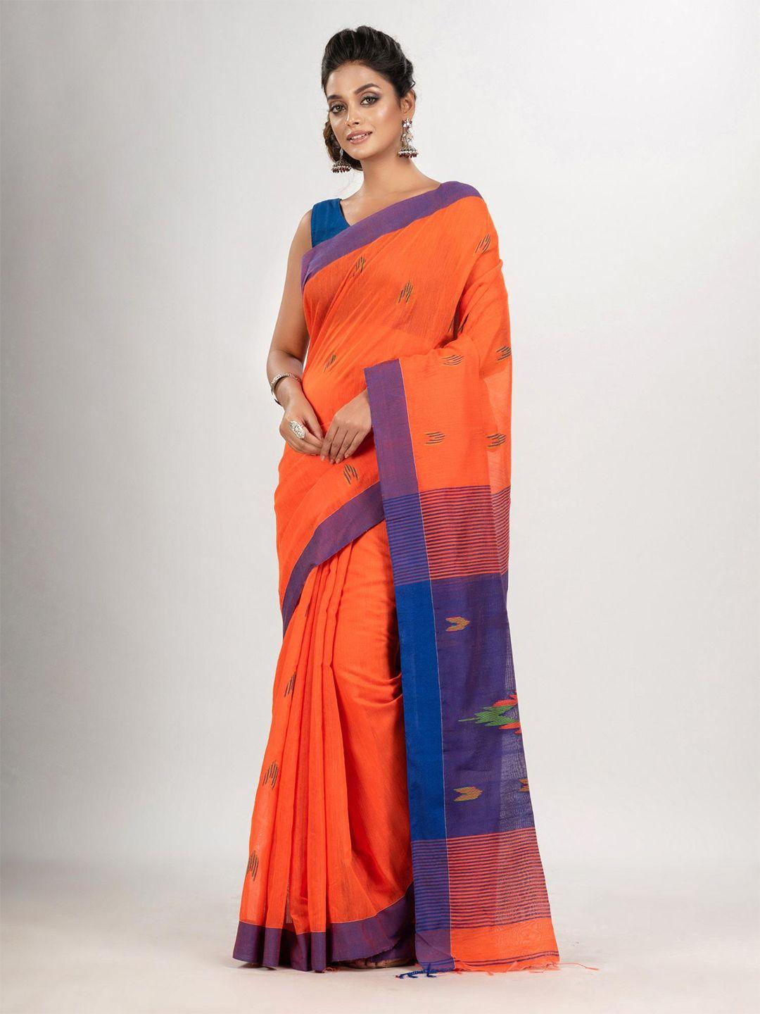 angoshobha ethnic motifs woven design jamdani saree