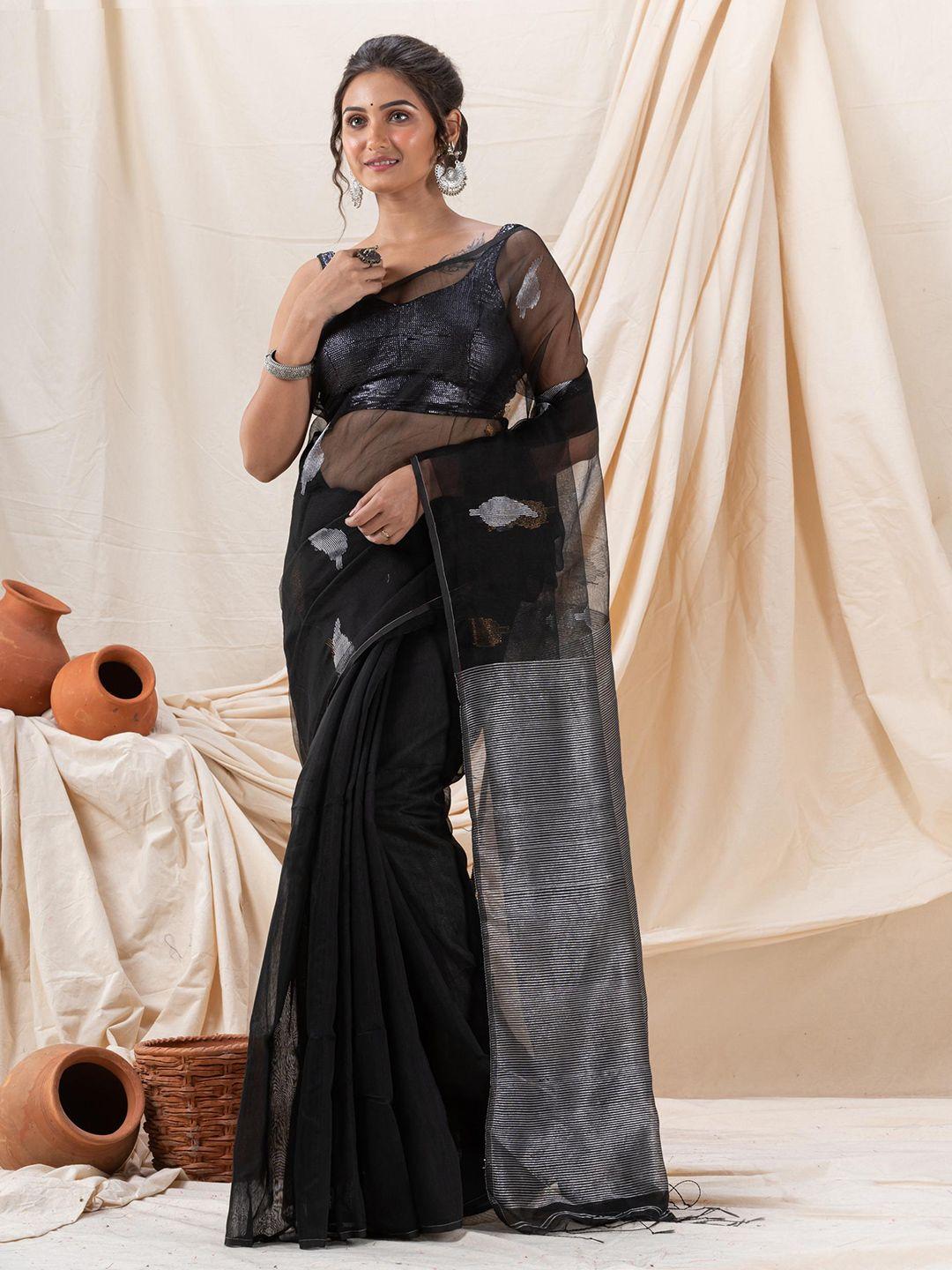 angoshobha ethnic motifs woven design jamdani saree