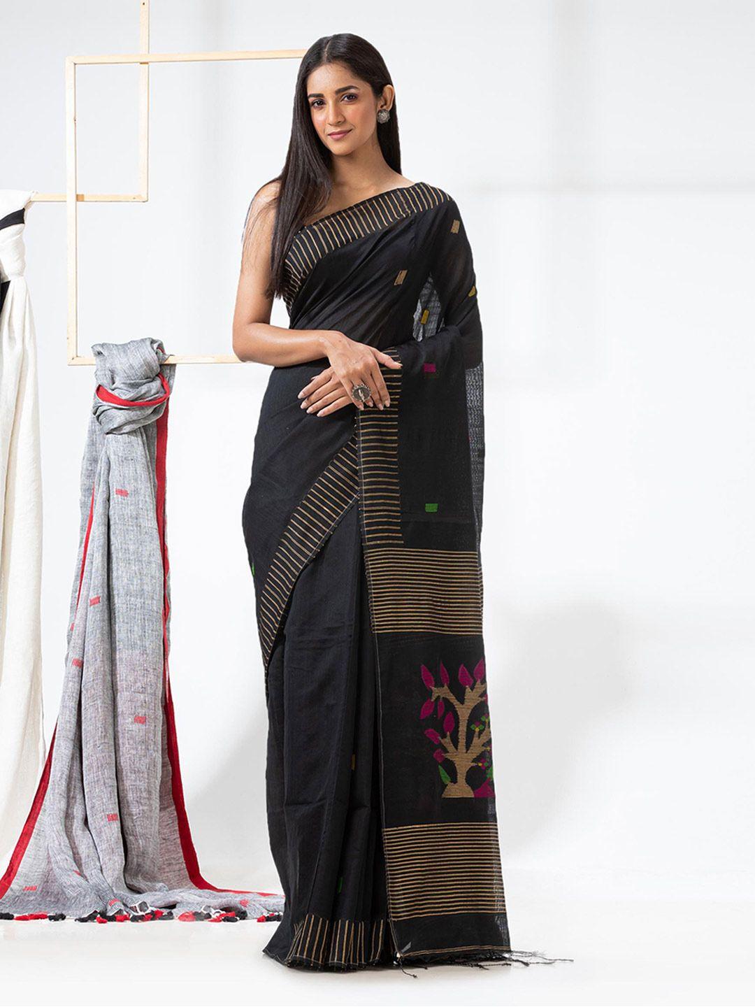 angoshobha ethnic motifs woven design jamdani saree