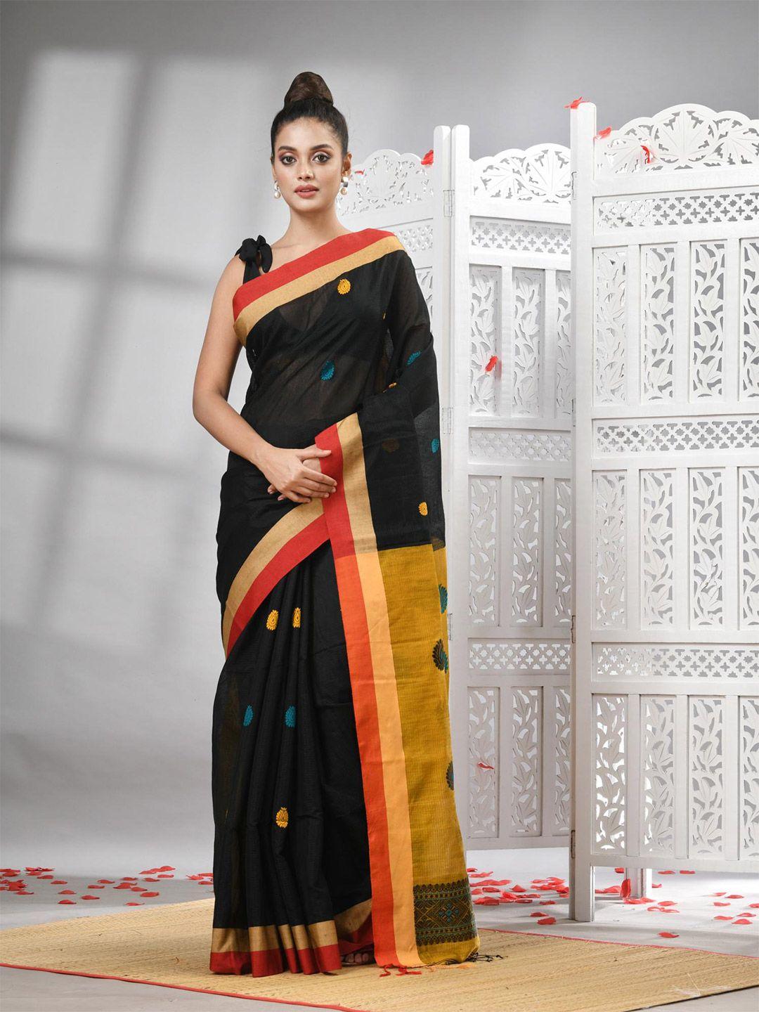 angoshobha ethnic motifs woven design saree