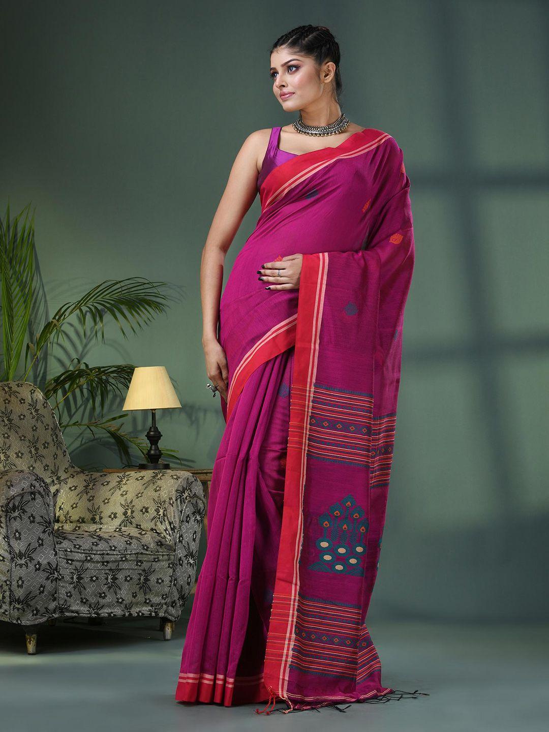 angoshobha ethnic motifs woven design saree