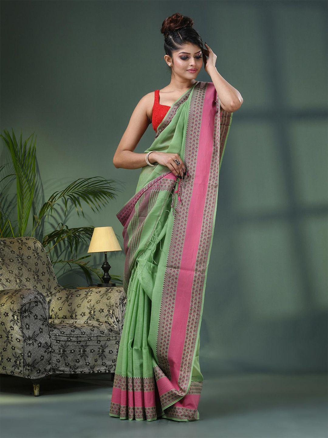 angoshobha ethnic pure cotton saree