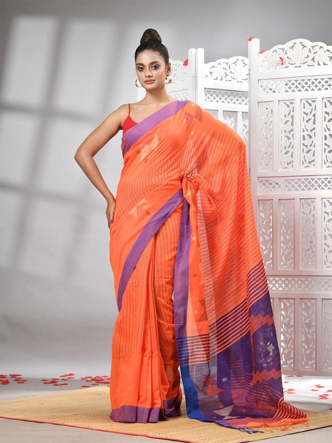 angoshobha ethnic woven design saree