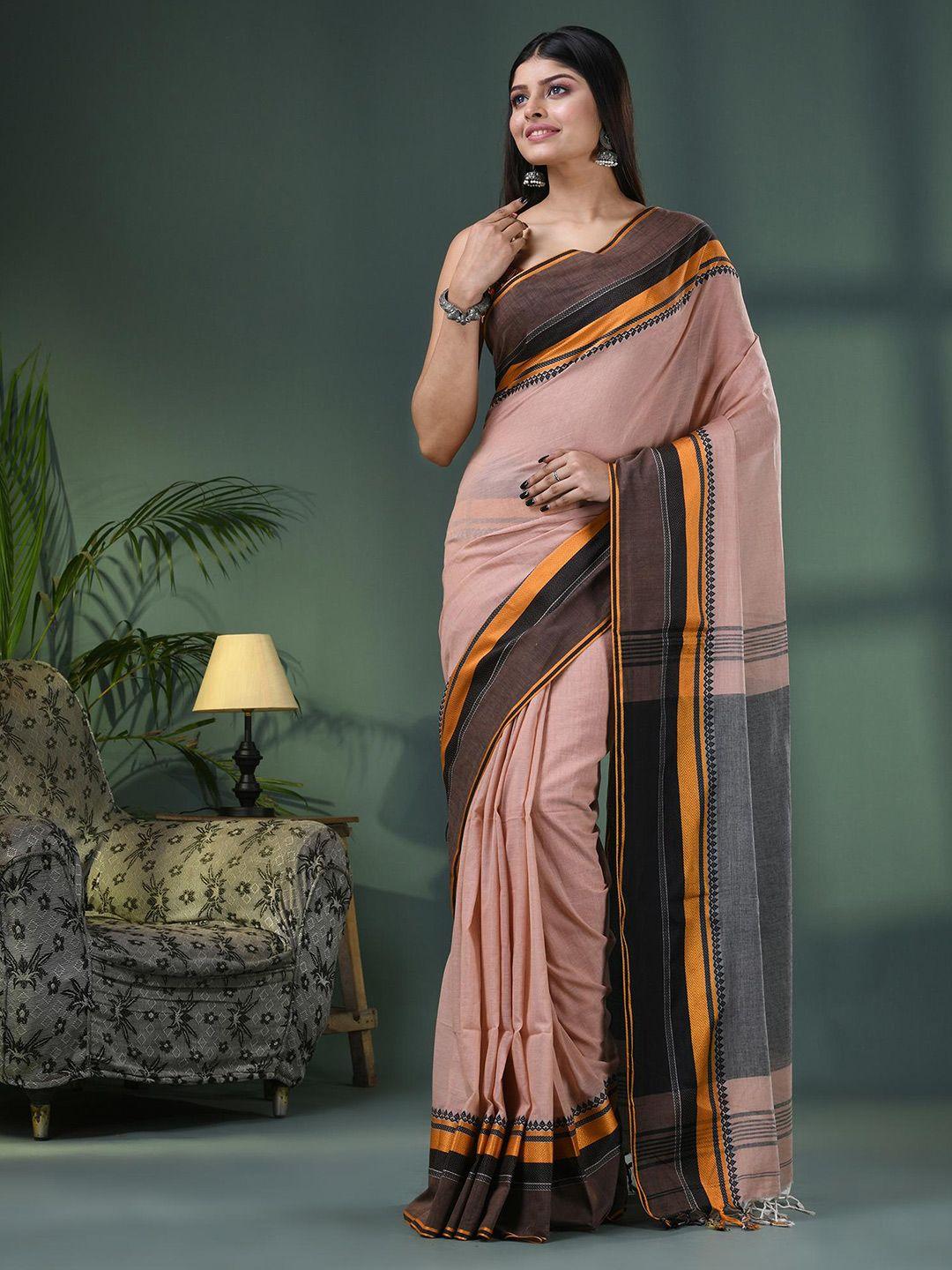 angoshobha jacquard pure cotton saree