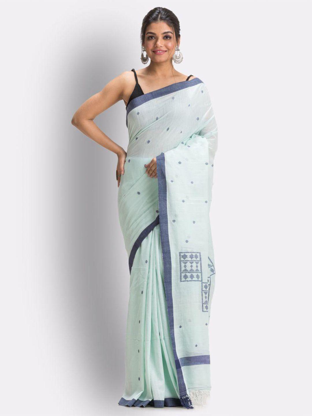 angoshobha pure cotton jamdani saree