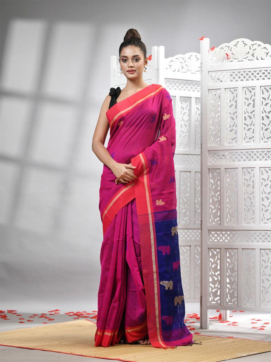 angoshobha woven design ethnic motifs saree