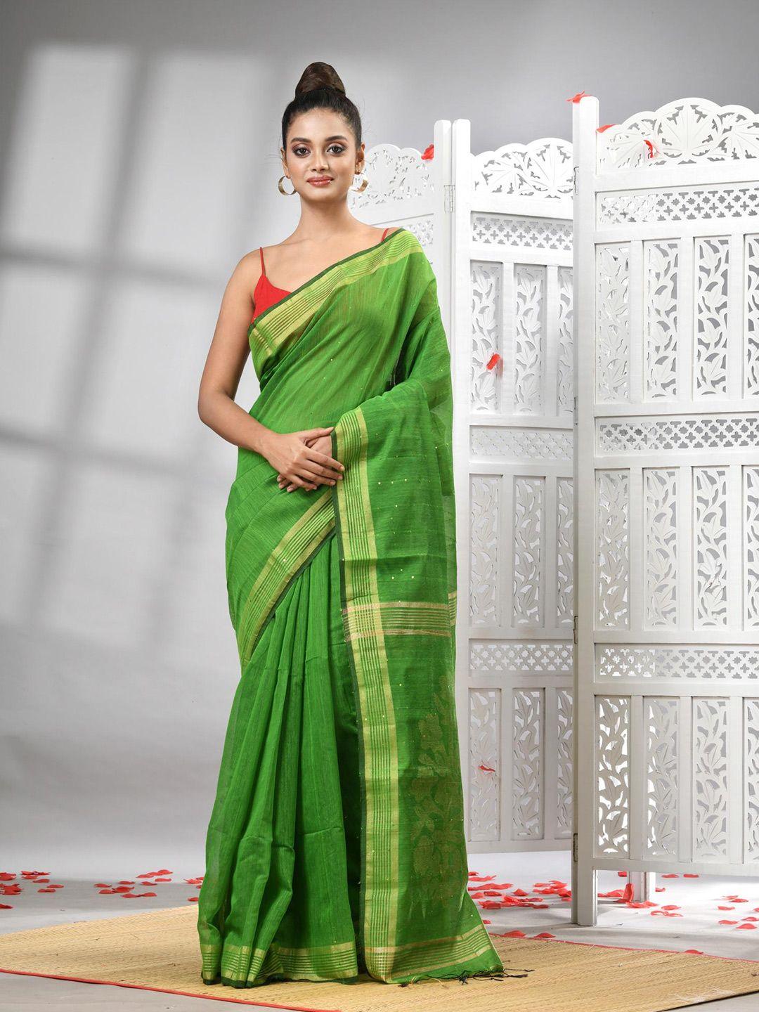 angoshobha zari woven design saree