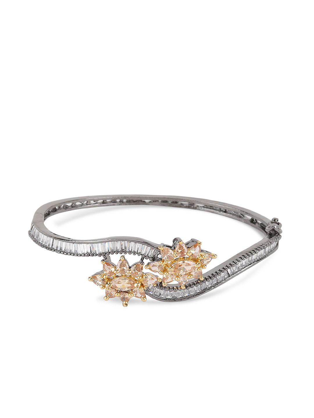 anika's creation american diamond openable bracelet