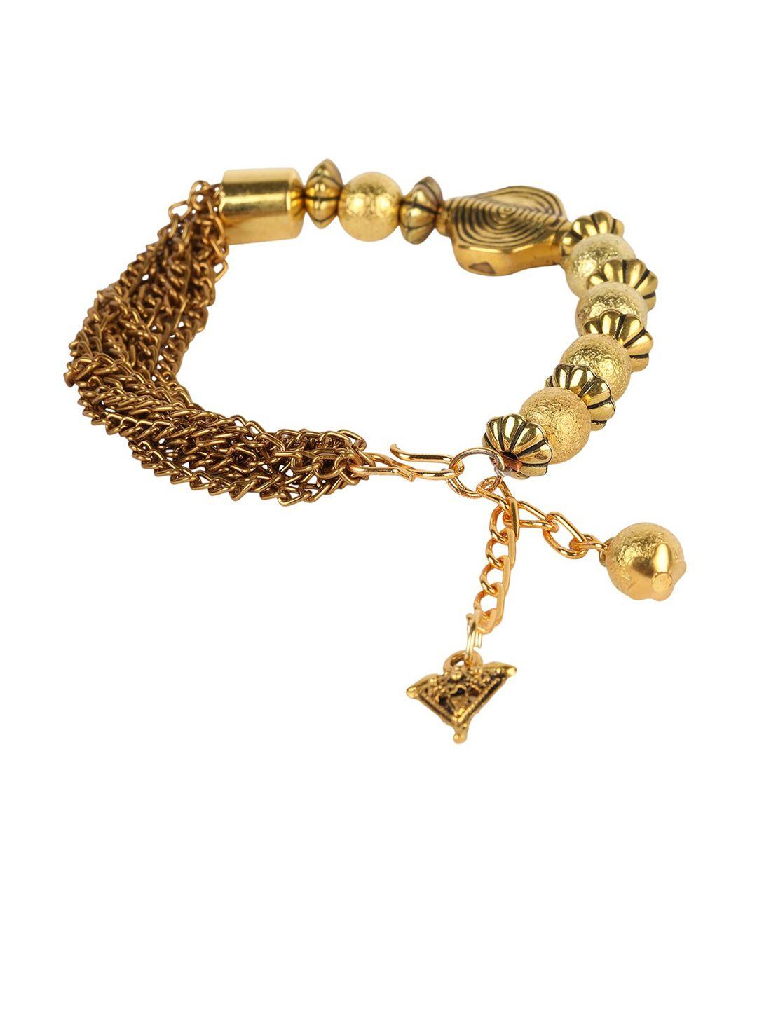 anikas creation gold-plated bracelet