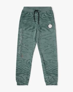 animal print joggers with insert pockets