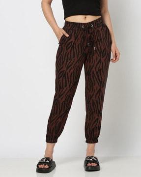 animal print joggers