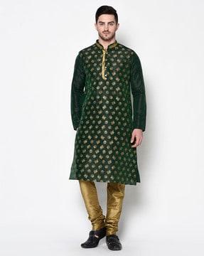 animal print long kurta