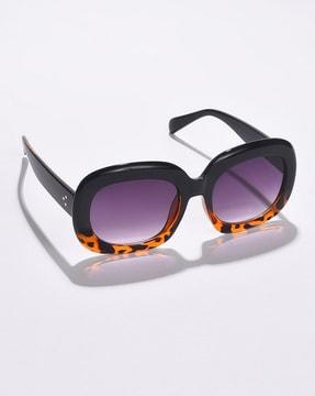 animal print oversized sunglasses