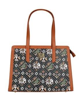 animal print tote bag