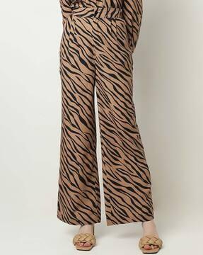 animal straight fit pants with